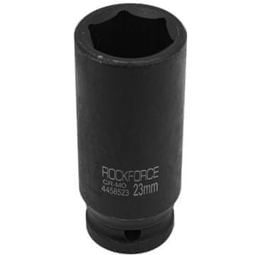 ROCKFORCE 23 mm globok udarni nastavek 1/2" šesterokotnik