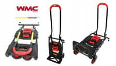 shumee 120 KG MOBILNI 2-V-1 SKLADIŠČNI TRANSPORTNI VOZIČEK