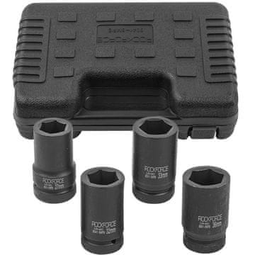 ROCKFORCE Komplet udarnih nastavkov 1" 27-36 mm, 6-kraki