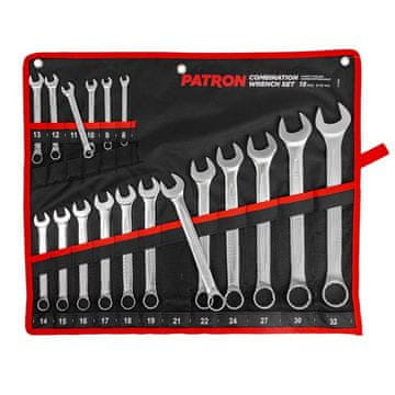 shumee Komplet viličastih ključev 8-32 mm, 18 kosov, krpa