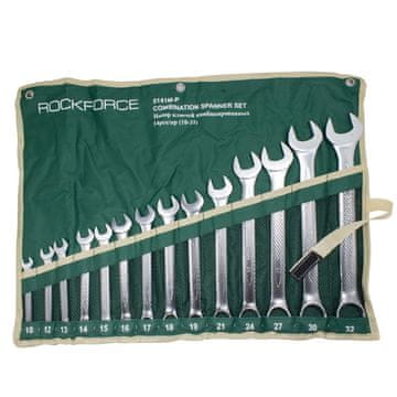 ROCKFORCE Komplet kombiniranih ključev 10-32 mm, 14 kosov
