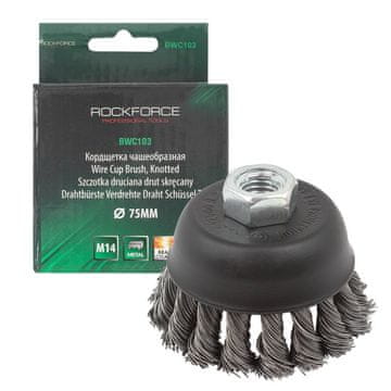 ROCKFORCE Krtača za brušenje skodelic Ø 75 mm