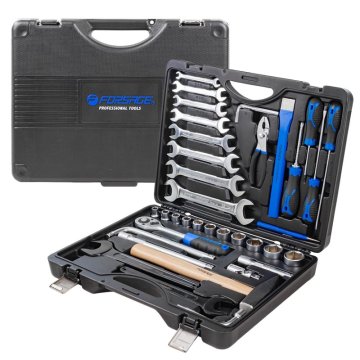 shumee Komplet orodja: nastavki, ključi, raglja, 36 kosov