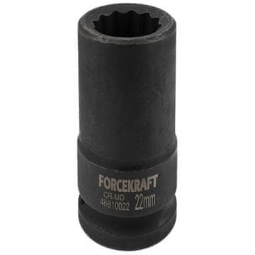 shumee 3/4" 22 mm 12-kraki globoki udarni nastavek