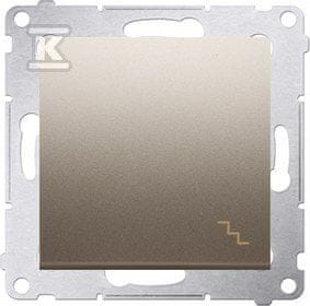 slomart Stopnično stikalo 16 AX, mat zlato Simon54