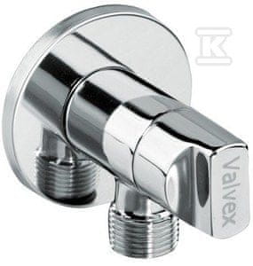 slomart Kotni ventil s keramično glavo Strit krom 1/2" - 3/4"