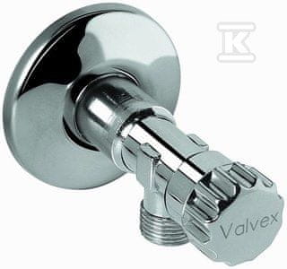 slomart Opal krom 1/2" - 1/2" kotni ventil s potisnim glavom