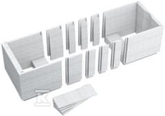 slomart Univerzalni nosilec Stabilsound Plus 120-170x70x61cm z izrezom za noge/LED za pravokotne kadi