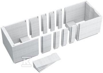 slomart Univerzalni nosilec Stabilsound Plus 120-170x70x61cm z izrezom za noge/LED za pravokotne kadi