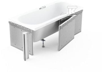 slomart Univerzalna obloga za ploščice za pravokotne kadi 170+90x58 cm z vdolbino