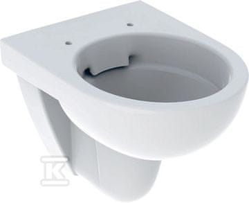 slomart Stenska WC školjka Selnova Compact funnel, B35.5 cm, V34 cm, G48 cm, kratka, Rimfree