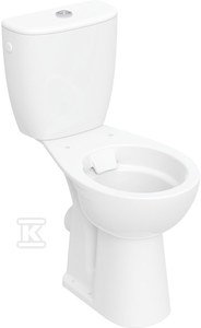 slomart Stoječa WC školjka Rekord - s kotličkom, lijakasta oblika, horizontalni odtok, povišana, Rimfree