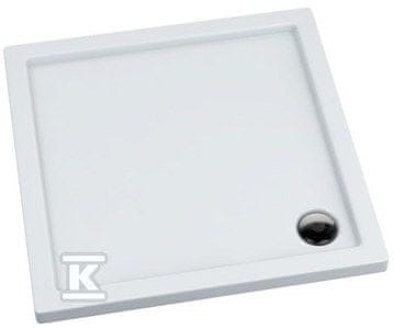 slomart Akrilna tuš kad "Caspar" Standard Plus 80x80x5 cm kvadratna