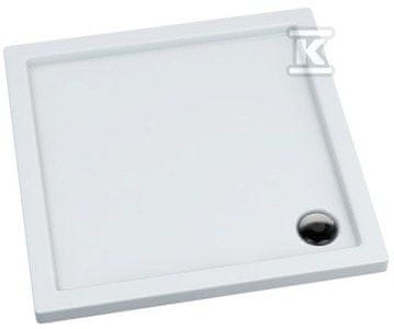 slomart Akrilna tuš kad "Caspar" Standard Plus 90x90x5 cm kvadratna