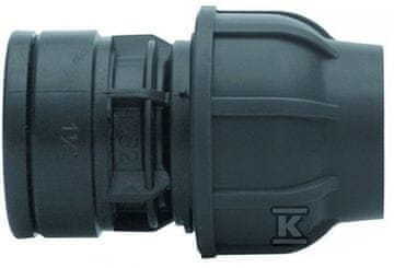 slomart Kompresijski fiting PP 40x5/4" notranji navoj PN16, za PE cevi, črne barve.