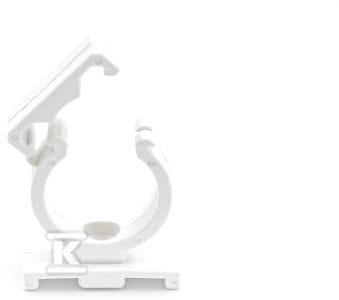 slomart Brezhalogenjska montažna sponka 20 bela 19120-B/UZ-HFFR-B 20, pakiranje 100 kos.