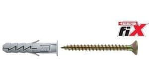 slomart Ekspanzijski vijak FIX 10x50 mm z vijakom 6x60 mm iz polipropilena, pakiranje 100 kosov. /100kos/