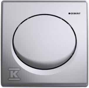 slomart Pnevmatski splakovalni ventil za pisoar, Basic, ročni, krom-mat