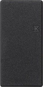 slomart Zaključna kapica K45/2 22.5x45mm, grafit Connect