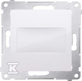 slomart Okvirni pokrov (modul). Montaža s sponkami ali vijaki, bel