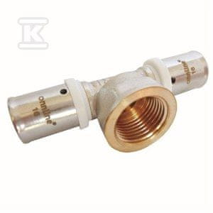 slomart TEE ZAPRASOWYWANY GW 25MM X 1/2" U profil