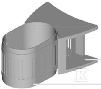slomart Nosilec za vodenje kablov za drog UPK (BK 3427)