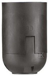 slomart Okov za žarnico OTE27-03 črn