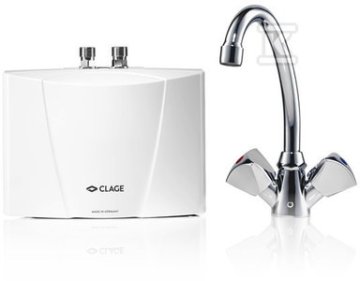 slomart Breztočni grelnik vode M3 / SNM 3,5 kW nizkotlačni, pod umivalnikom z armaturo z dvema ročajema