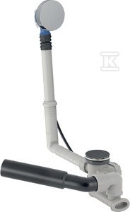 slomart Odtočni komplet za kad z avtomatskim čepom, popoln, kromiran