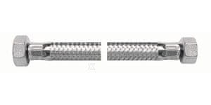 slomart Redukcijska cev z W-W navojem v pletenici iz nerjavečega jekla Viper Plus 1/2" - 3/8" - D 20"