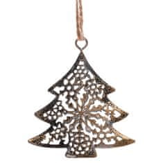 Autronic Božični okraski Metal tree, hanging, copper color (UM0923 COP)