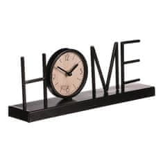 Autronic Namizna ura Table clock - word HOME metal, dial in the letter O (HW4013)