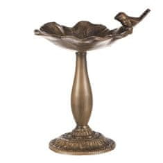 Autronic Napajalnik/krmilnik Bird feeder - metal stand, with bird, copper color (UM0954 COP)