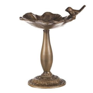 Autronic Napajalnik/krmilnik Bird feeder - metal stand, with bird, copper color (UM0954 COP)