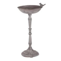 Autronic Napajalnik/krmilnik Bird feeder - metal stand, with bird, gray color (UM0951 GREY)