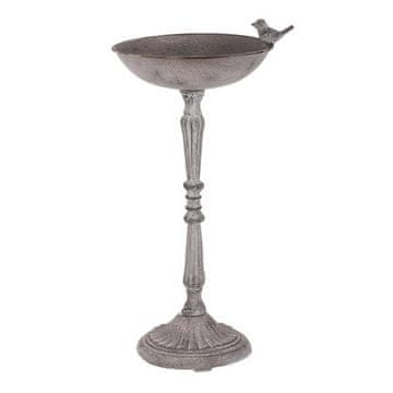 Autronic Napajalnik/krmilnik Bird feeder - metal stand, with bird, gray color (UM0951 GREY)