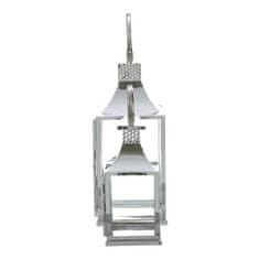 Autronic Svetilka Metal lantern, thin frames - four-sided, silver, price for a set of 2 pieces (LUC313)