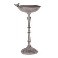 Autronic Napajalnik/krmilnik Bird feeder - metal stand, with bird, gray color (UM0951 GREY)