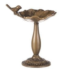 Autronic Napajalnik/krmilnik Bird feeder - metal stand, with bird, copper color (UM0954 COP)