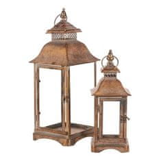 Autronic Svetilka Four-sided lantern - metal, gold, price for a set of 2 pieces (FUP533)