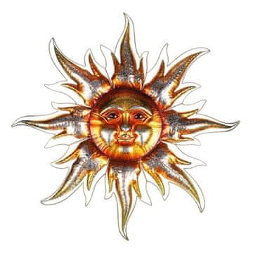 Autronic Stenska dekoracija Sun - metal wall decoration, copper-gold (FH2257)