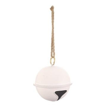 Autronic Viseči okrasek Jingle Bell - hanging decoration, white (KOC509 WT)