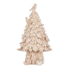 Autronic Božični okraski Tree - polyresin decoration, beige color (AL1542)