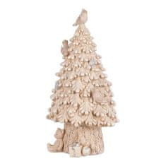 Autronic Božični okraski Tree - polyresin decoration, beige color (AL1542)