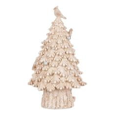 Autronic Božični okraski Tree - polyresin decoration, beige color (AL1542)