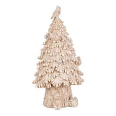 Autronic Božični okraski Tree - polyresin decoration, beige color (AL1542)