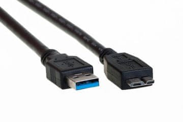 AQ USB-kabel KCJ005 USB 3.0 M - micro USB 3.0 M, 0,5 m