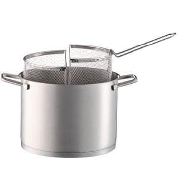 Brandani Lonec za špagete Free 24 cm / indukcija / inox, steklo