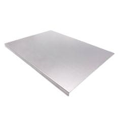 HOME & MARKER® Nerjaveča jeklena deska za rezanje 30×30 cm, nedrseča, primerna za pomivalni stroj | VITACUT