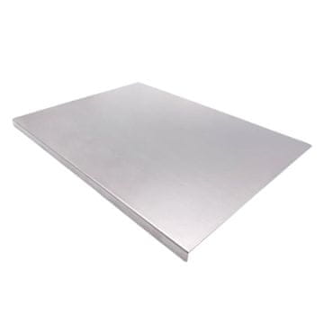 HOME & MARKER® Nerjaveča jeklena deska za rezanje 30×30 cm, nedrseča, primerna za pomivalni stroj | VITACUT